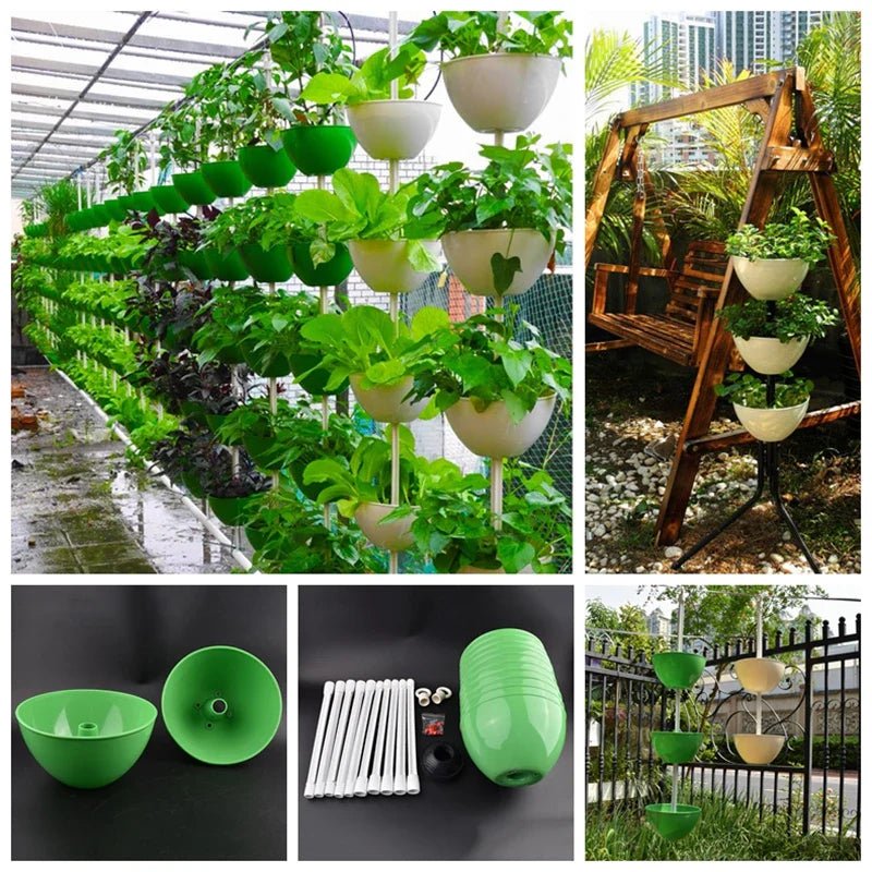 MultilayerHangingFlowerpot™ - Vert - Jard'Innovant